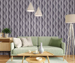 nv50699448sn Fabulous wave design with subtle glitter detail. Easy to hang. Paste the wall vinyl. This beautiful design can be hung vertically or horizontally.