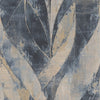 nv52077064r Fabulous intertwining flowing leaf design in gorgeous blue and soft gold tones. Beautiful quality, easy to hang, paste the wall vinyl.