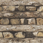 nv93133808r 3D photo real. Rustic log cabin wall effect on fully washable 'paste the wall' matt finish vinyl. easyhang, great jointing and easy strip