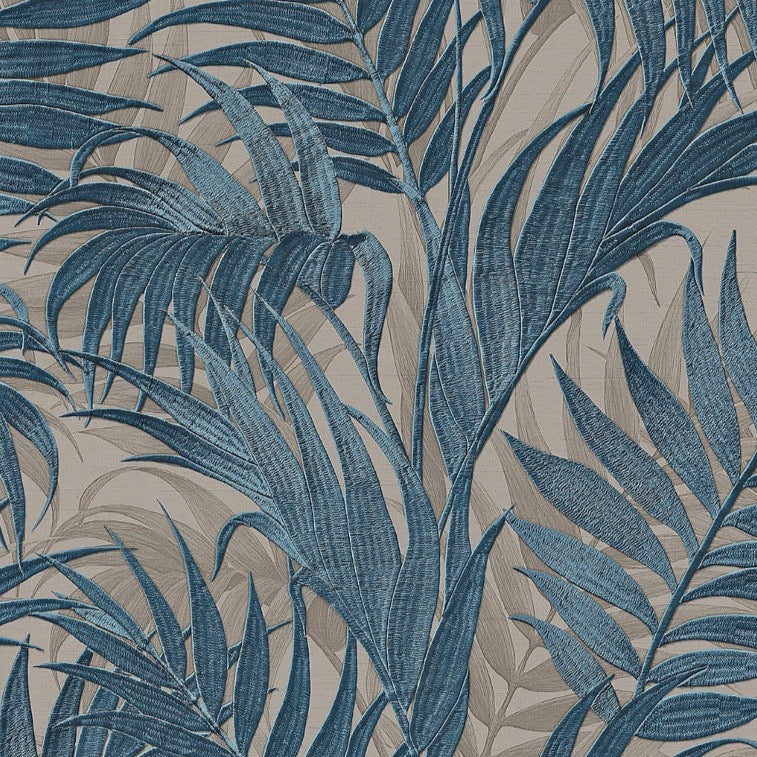 nvgr32277108di Luxurious tropical palm leaf design. Paste the wall vinyl. Easy to hang!