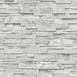 nv023600330e Fabulous 3D stone brick effect quality vinyl in gorgeous grey. Paste the wall.