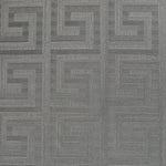 v29800101a Stunning foil vinyl with a greek key design. Perfect for a modern feature wall.