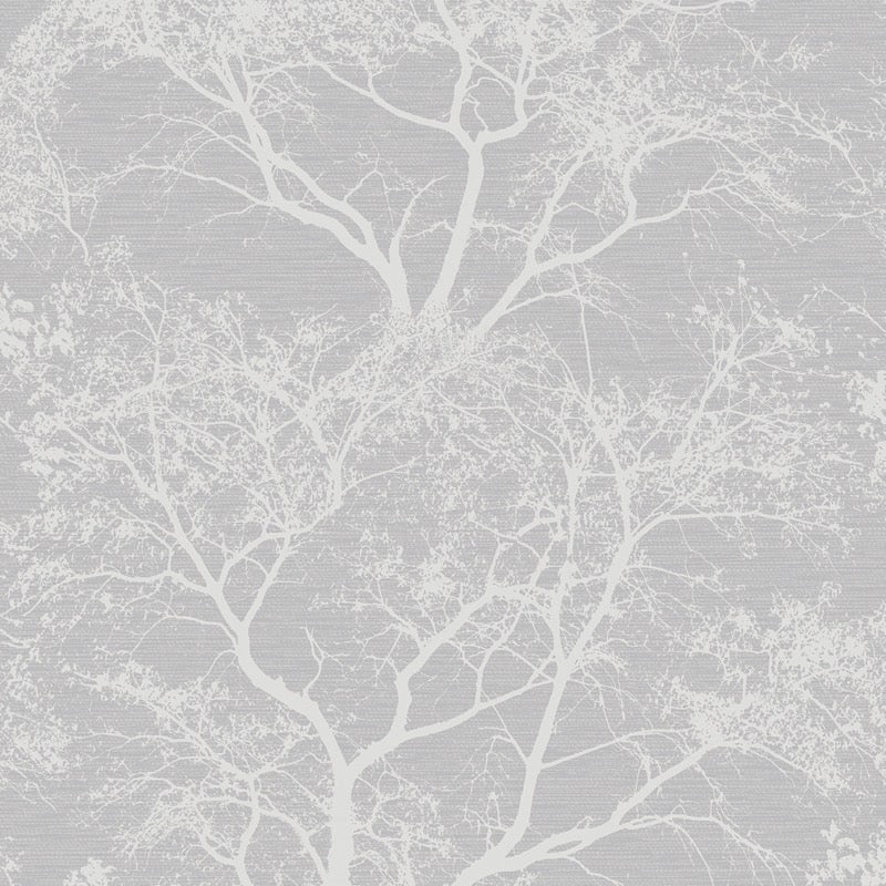 v6540001h Gorgeous grey textured tree trail design with beautiful glitter detail.