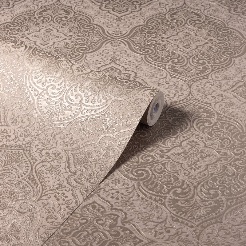 vh29566702a Gorgeous medallion pattern in rose gold. Paste the wall heavyweight vinyl.