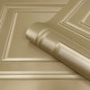 vh736696b Luxurious panel effect vinyl in gorgeous metallic gold. Supreme quality heavy weight Italian vinyl.