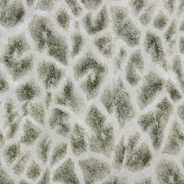 2871-88709 Fabulous faux giraffe animal texture in grey with soft glitter detail. Supreme quality designer heavyweight vinyl. Fully washable.