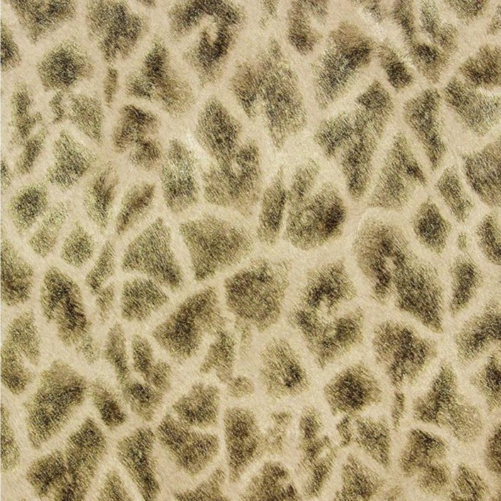 vh8866707fd Fabulous faux giraffe animal texture in gold and brown with soft glitter detail. Supreme quality designer heavyweight vinyl. Fully washable.