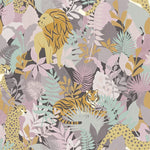 w1308870h Gorgeous animal kingdom kids wallpaper in gorgeous pink and gold tones.