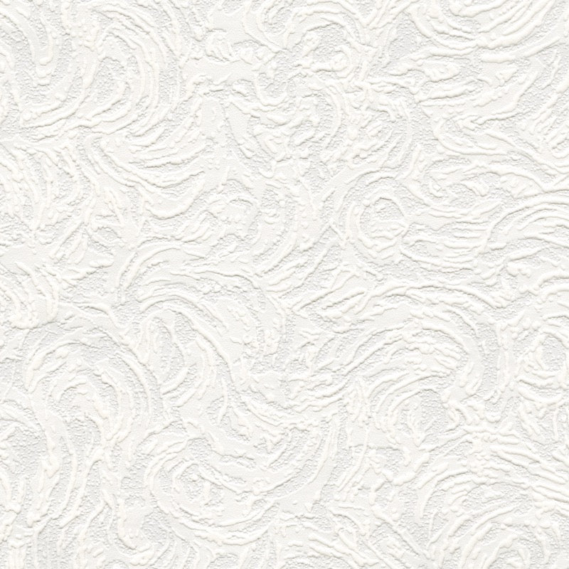 w580006b Fabulous paintable white swirl texture.