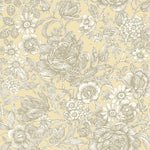 wM116687c Soft mustard, taupe and cream. Wild Hedgerow. Escape to the country with this charming pattern, which evoked a Victorian-style when it was originally launched in 1925. The entwining leaves and beautiful array of flowers bring a romantic vibe to your home
